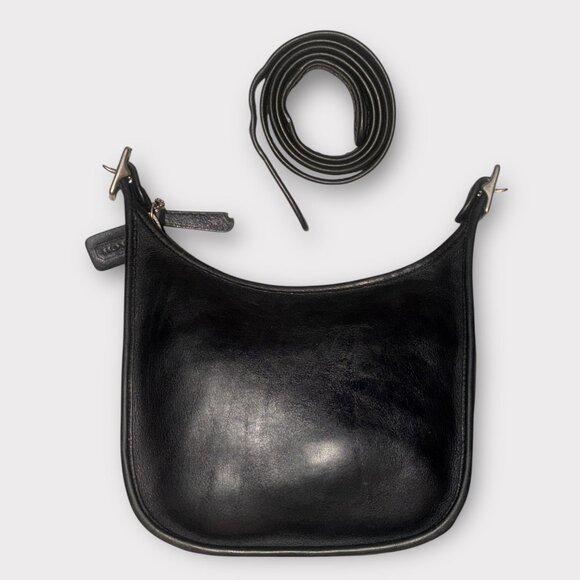 Coach Janice Legacy Bag 9950 Black Leather Nickel Convertible Shoulder Purse - Picture 5 of 10